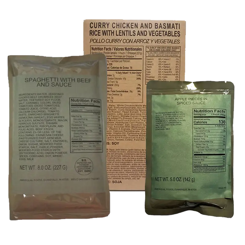 MRE Entrees & Side Dishes