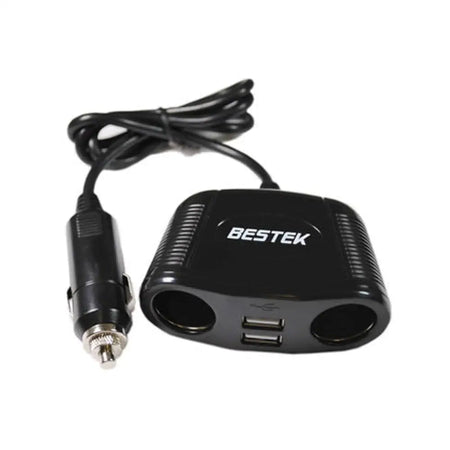 Bestek 12V Splitter with Dual USB Output