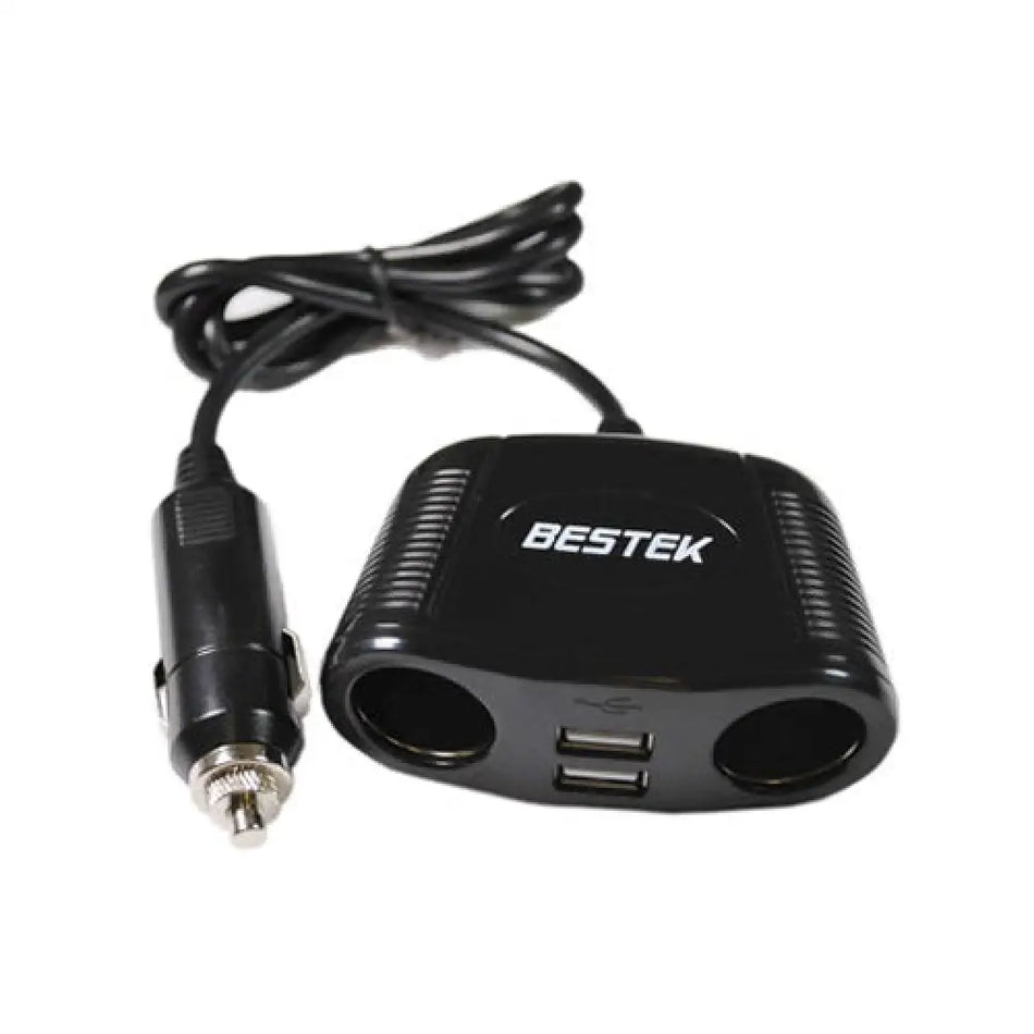 Bestek 12V Splitter with Dual USB Output