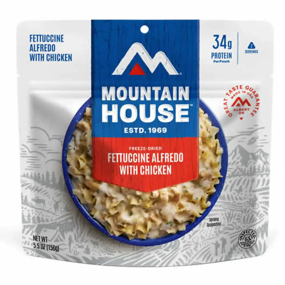 ALFONZETTI☆Ready Mountain House Freeze-Dried FETTUCCINE ALFREDO with CHICKEN