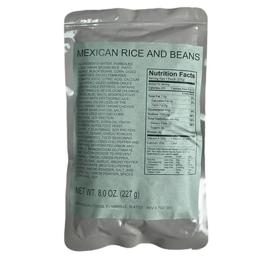 MRE Mexican Rice & Beans Entree