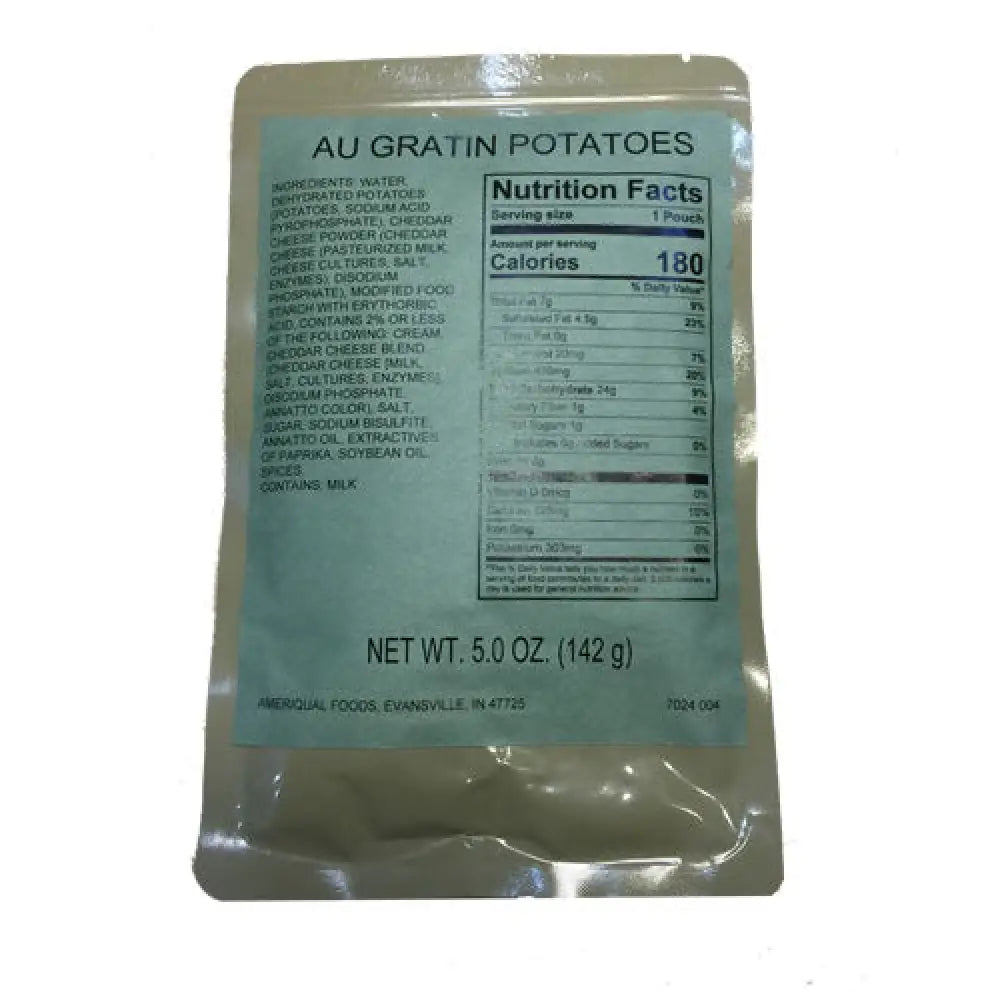 MRE Au Gratin Potatoes Side Dish