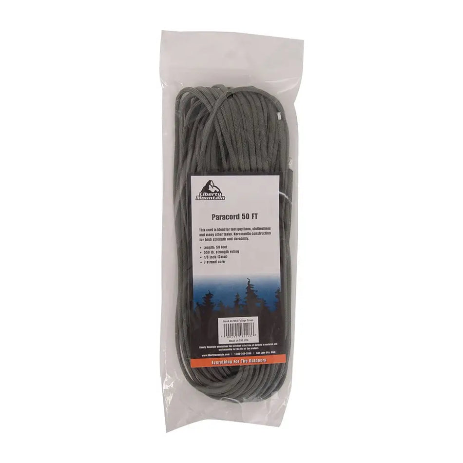 Paracord - FOLIAGE GREEN (50 ft)