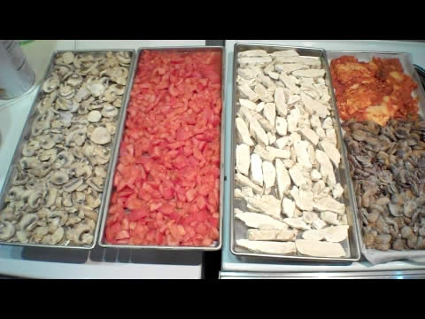 Freeze Dried Chicken Strips, Tomatoes & Mushrooms