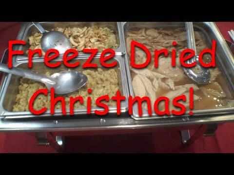 Freeze Dried Christmas Dinner 2017