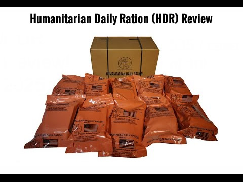 HDR - Humanitarian Daily Ration Review