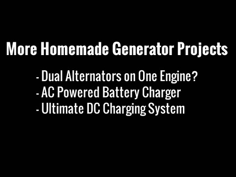 More Homemade Generator Projects