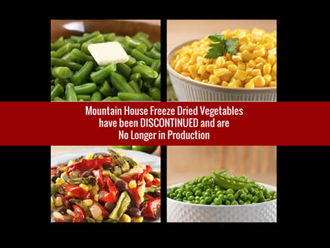 Mountain House Vegetables - No Longer Available