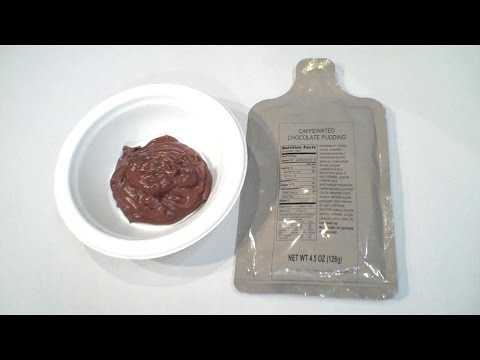 MRE Caffeinated Chocolate Pudding