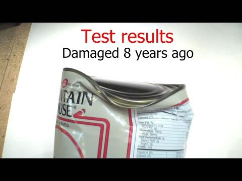 Test Results from a Severely Damaged Mountain House #10 Can