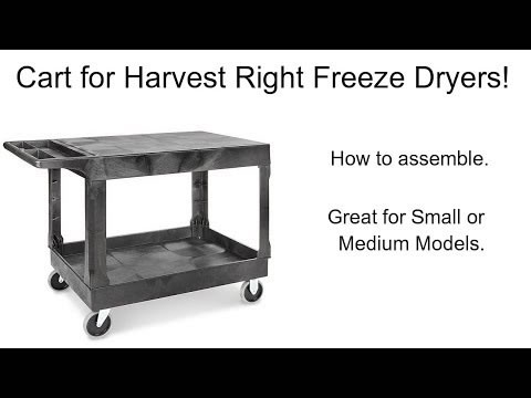 Utility Cart for Freeze Dryer