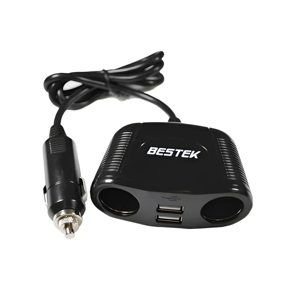 Bestek 12V Splitter with Dual USB Output