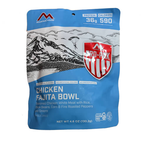 Mountain House Pro-Pak Chicken Fajita Bowl