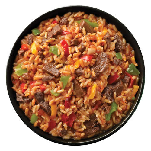 Mountain House Italian Style Pepper Steak with Rice & Tomatoes