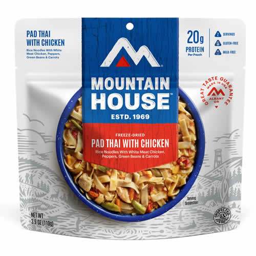 Mountain House PAD THAI with CHICKEN Pouch (2 Servings) (2024)