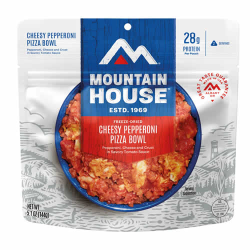 Mountain House Cheesy Pepperoni Pizza Bowl