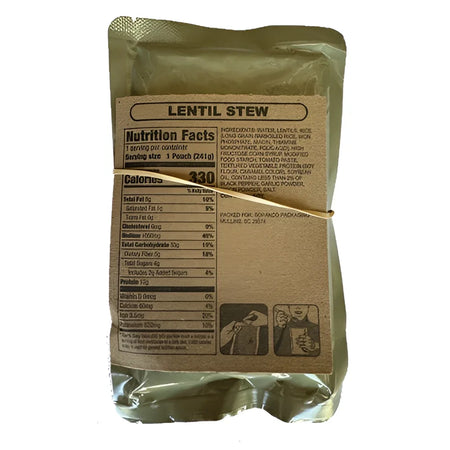 HDR Lentil Stew Entree