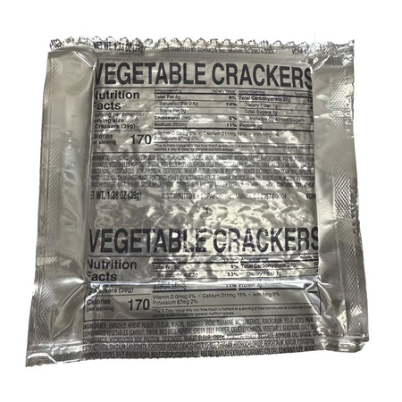 HDR Humanitarian Daily Ration Vegetable Crackers