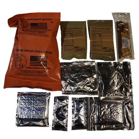 Humanitarian Daily Ration Meal Components