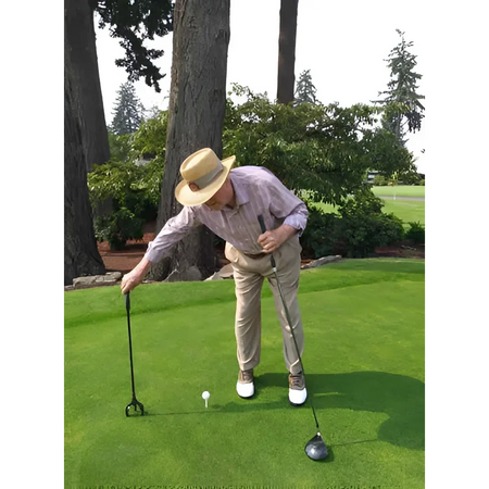 JJ Tee Up Demonstration - Ready to Swing!