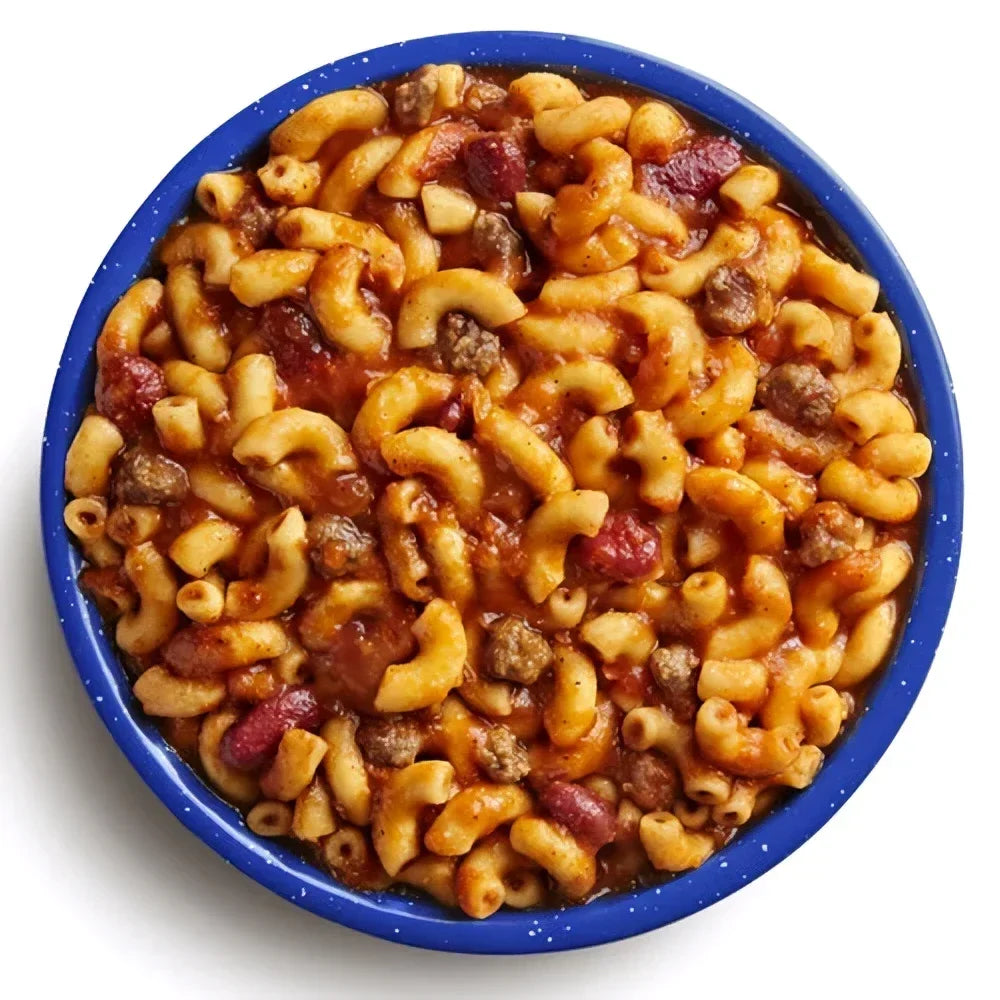 Mountain House MILITARY Pro-Pak CHILI MAC in bowl