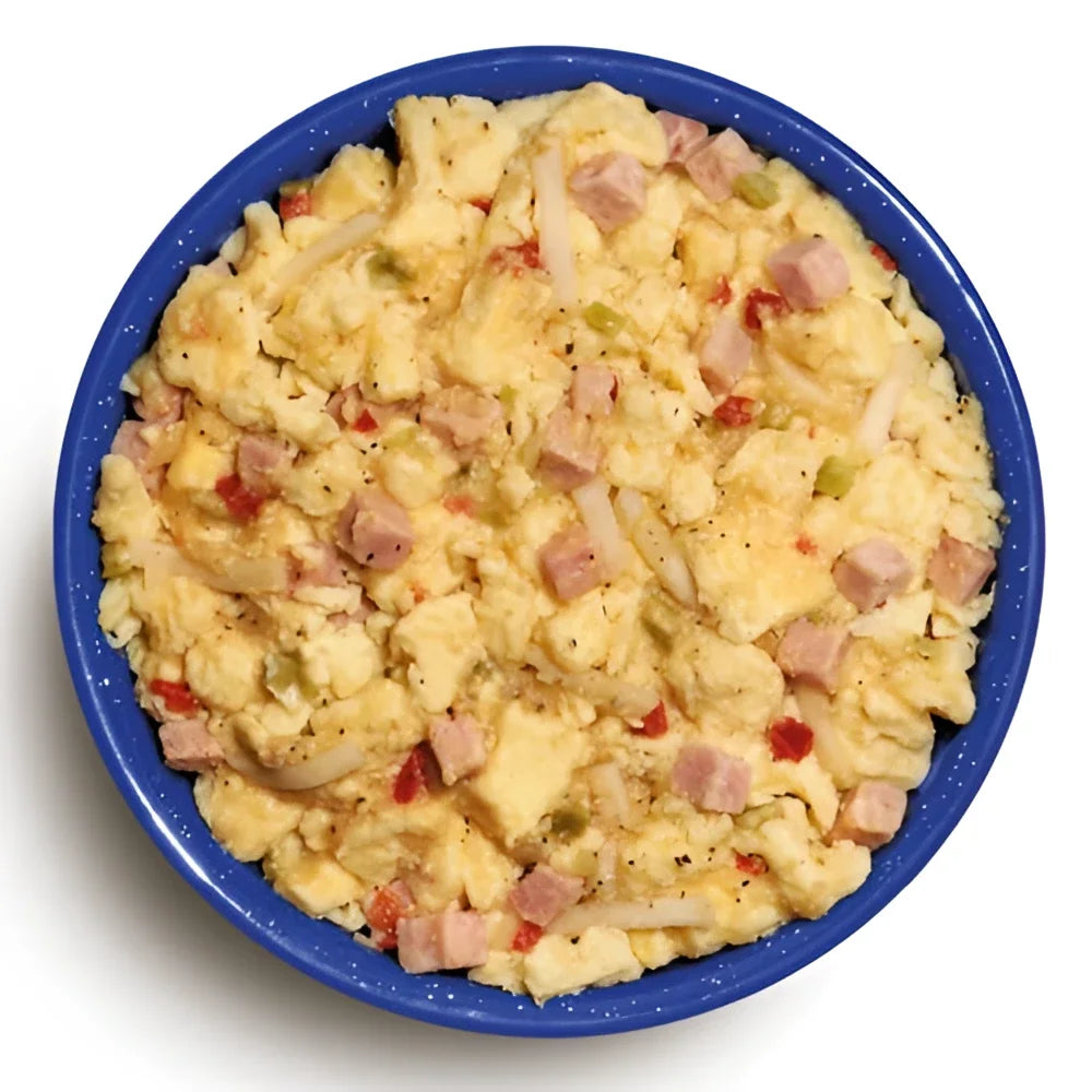 Mountain House  Military Western Style Scrambled Eggs with Ham, Peppers & Cheese Military