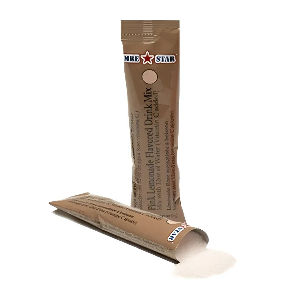 MRE Beverage PINK LEMONADE Power Stick with Electrolytes (MAY 2023)