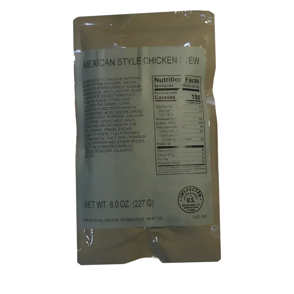 MRE Mexican Style Chicken Stew Entree