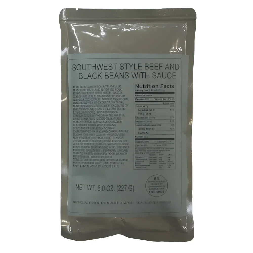 MRE Southwest Style Beef & Black Beans Entree