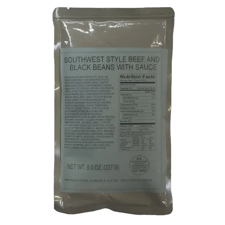 MRE Southwest Style Beef & Black Beans Entree