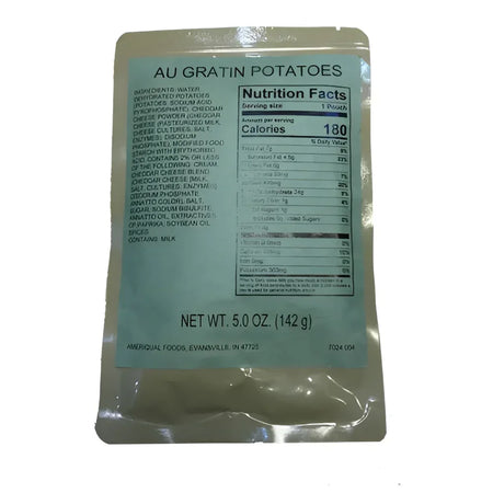 poth nutrition MRE Side AU GRATIN POTATOES
