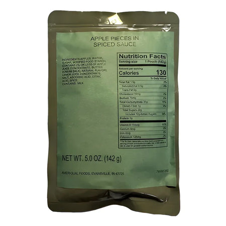 MRE Apple Pieces in Spiced Sauce Side Dish