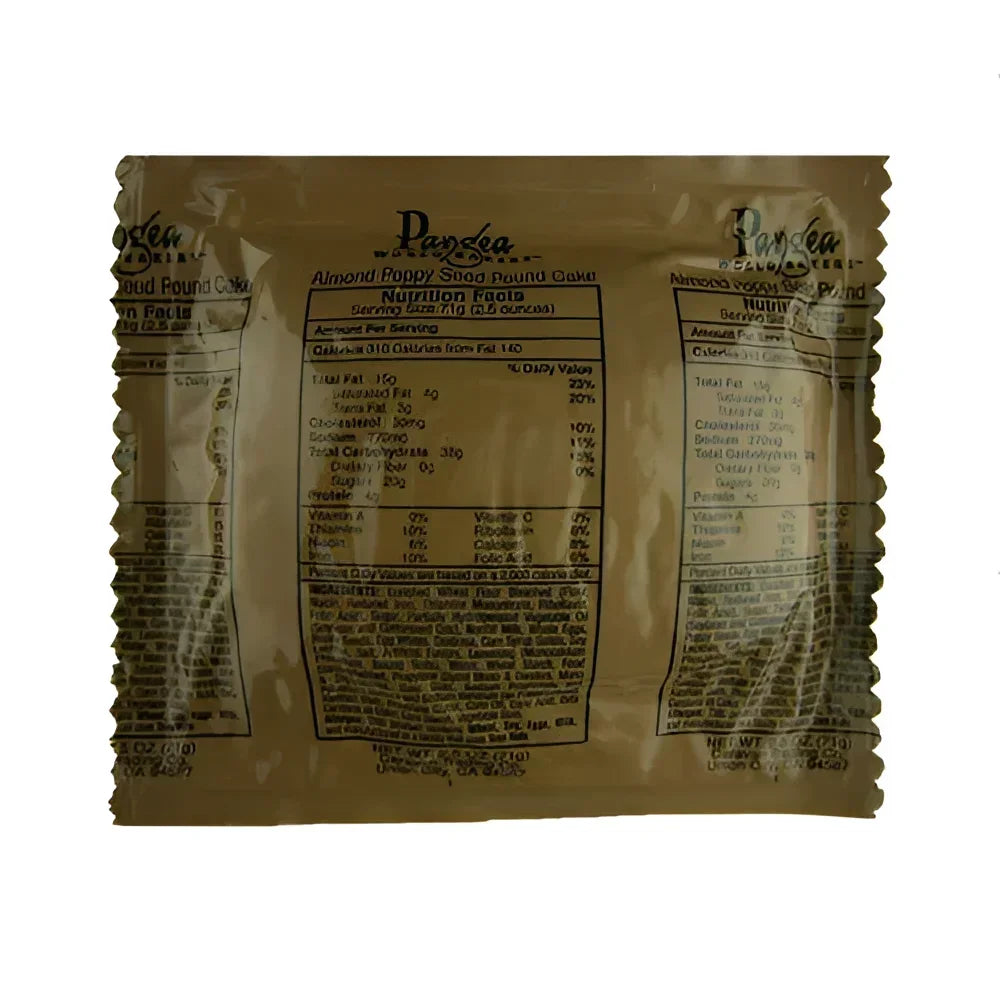 MRE Almond Poppy Pound Cake for Camping Adventures