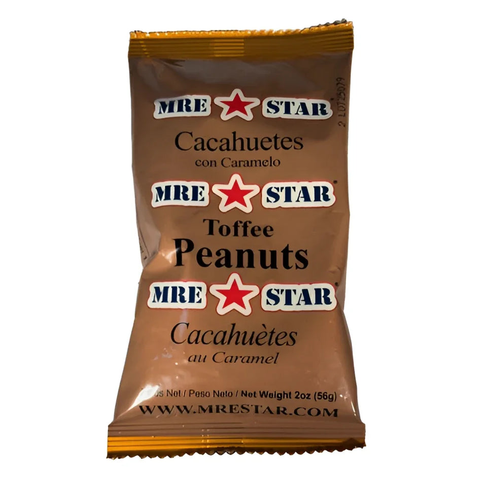 MRE Snack TOFFEE PEANUTS (MARCH 2025)