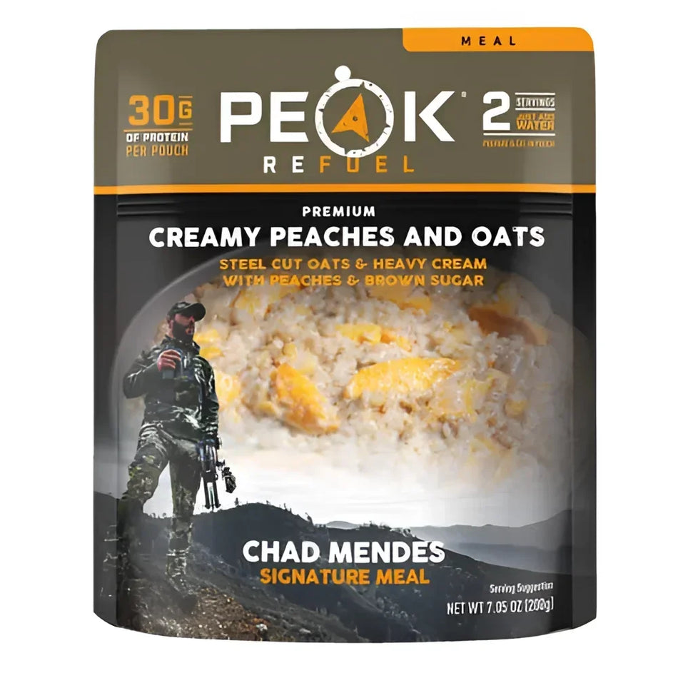 Peak Refuel Creamy Peaches & Oats - Chad Mendes Signature Meal Pouch