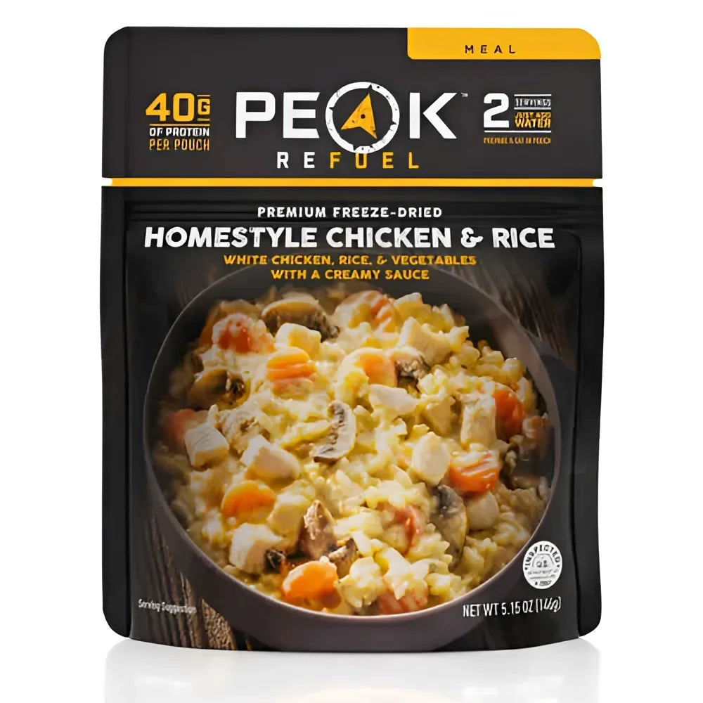 Peak Refuel Homestyle Chicken & Rice Pouch