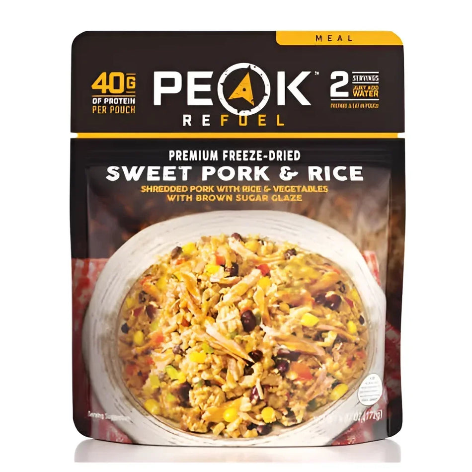 Peak Refuel Sweet Pork & Rice Pouch