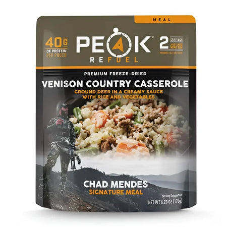 Peak Refuel Venison Country Casserole - Chad Mendes Signature Meal Pouch