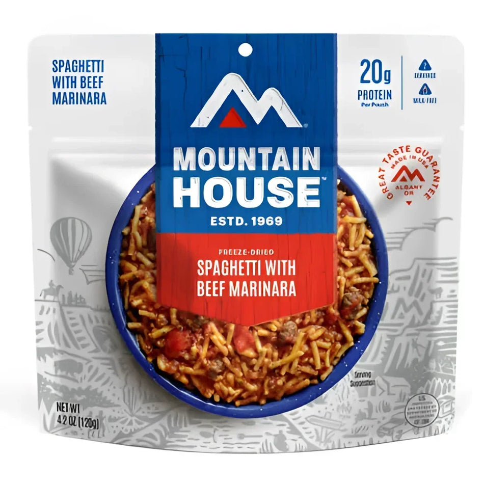 Mountain House Spaghetti with Beef Marinara Pouch