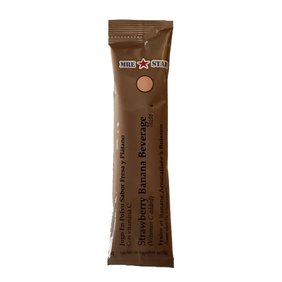 MRE Strawberry Banana Power Stick Beverage Powder