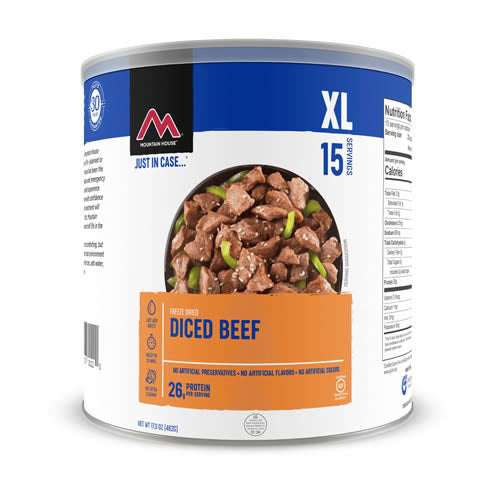 Mountain House #10 Can Diced Beef