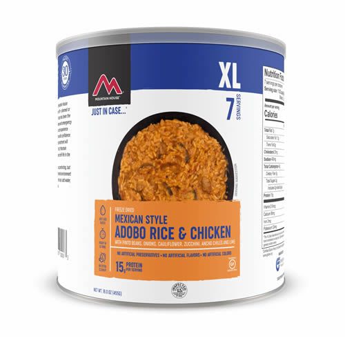 Mountain House #10 Can Mexican Style Adobo Rice & Chicken