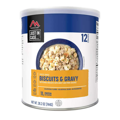 Mountain House #10 Can Biscuits & Gravy