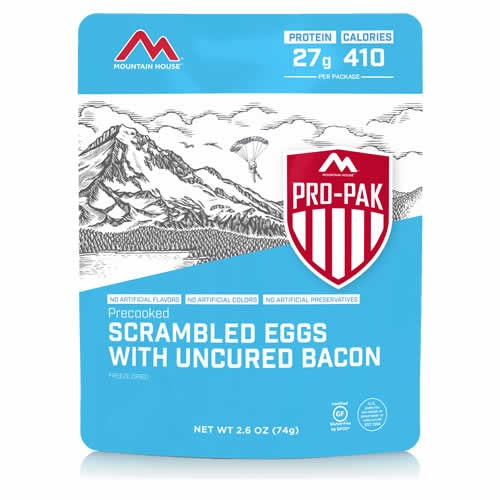 Mountain House Pro-Pak Scrambled Eggs with Uncured Bacon