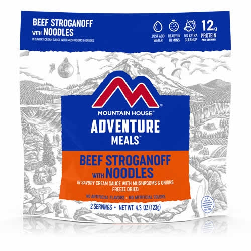 Mountain House Adventure Meals Beef Stroganoff w/ Noodles