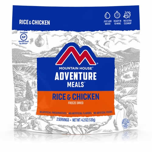 Mountain House Adventure Meals Rice & Chicken