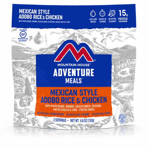Mountain House Adventure Meals Mexican Style Adobo Rice & Chicken