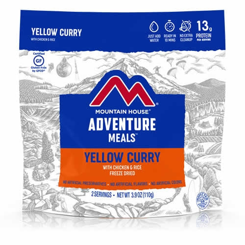 Mountain House Adventure Meals Yellow Curry with Chicken & Rice