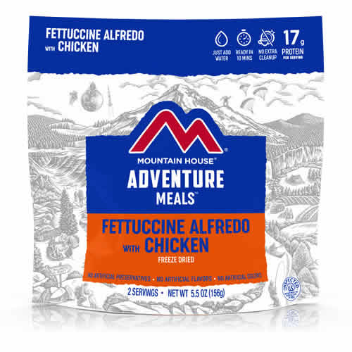 Mountain House Adventure Meals Fettuccine Alfredo with Chicken