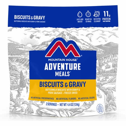 Mountain House Adventure Meals Biscuits & Gravy